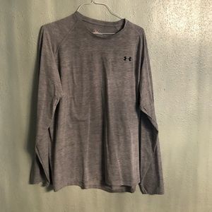Men’s Gray Under Armour Long Sleeve Shirt